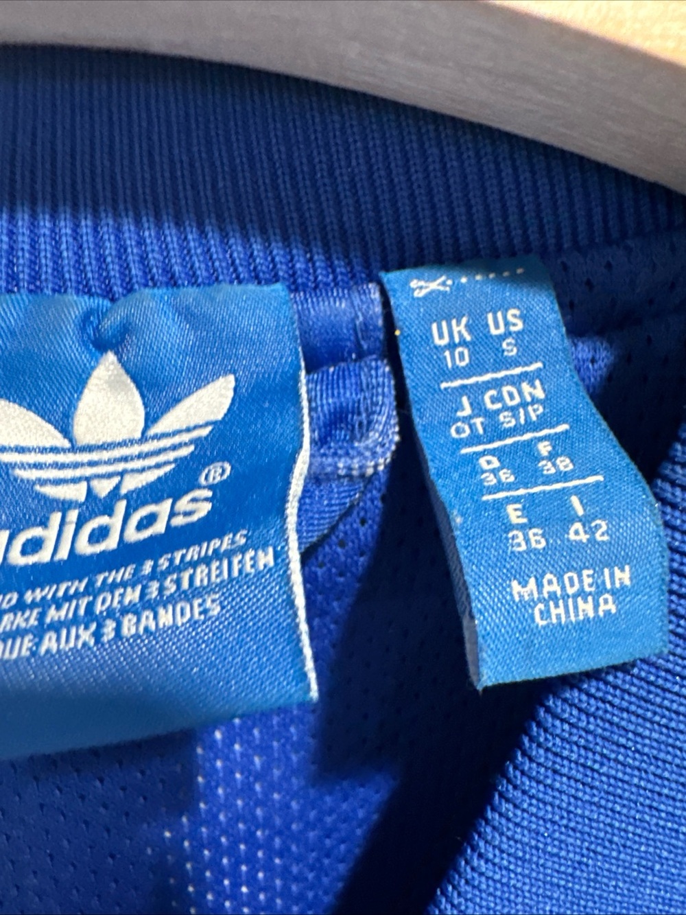 Rare Adidas Originals x The FARM Company Toucan Track Jacket - Tucanário Blue s - Picture 3 of 6